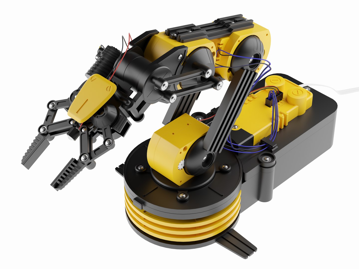 【机器人】mearm v0_41机械臂diy结构模型3d图纸 stp x_t格式 - 